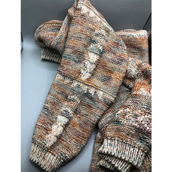 New old stock vintage 90's Southwestern Style Boxy Knit Sweater Sz M Giftable. - Picture 5 of 9